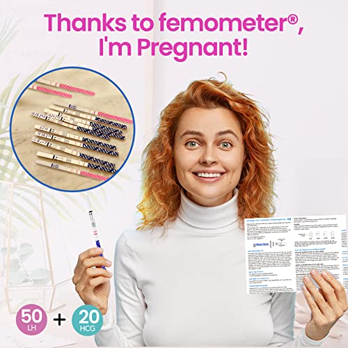 femometer® 50 Ovulation & 20 Pregnancy Test Strips Kit, FSA Eligible