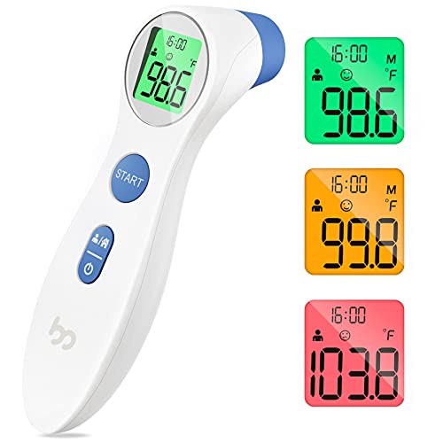 Touchless Forehead Thermometer for Adults and Kids, Digital Infrared Thermome...