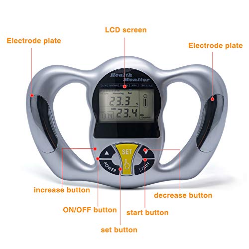 Fencia Digital Body Fat Analyzer Body Fat Measurement Tool Portable Fat Analy...