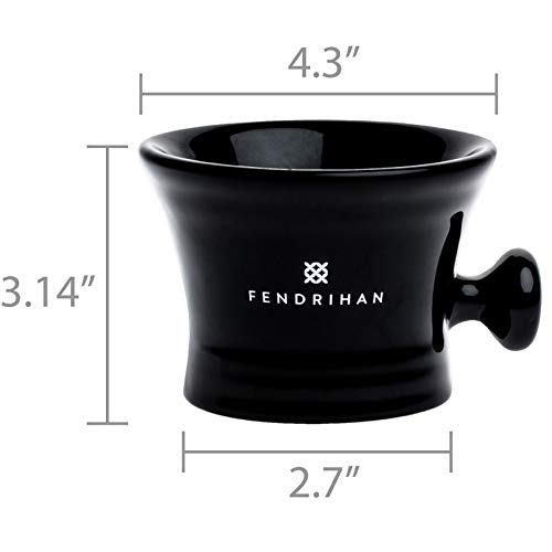 Essential Apothecary Shaving Mug by Fendrihan (Black)