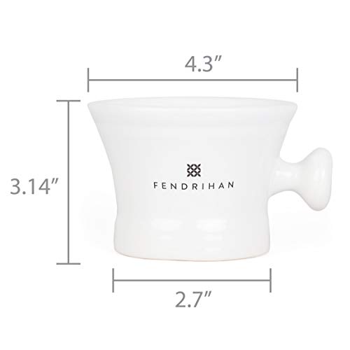 Essential Apothecary Shaving Mug by Fendrihan (White)