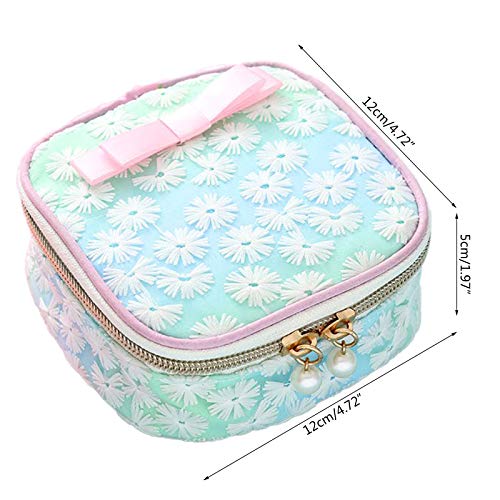 Portable Sanitary Napkin Storage Bag,Menstrual Cup Pouch,Mesh Embroidery Orga...