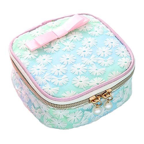 Portable Sanitary Napkin Storage Bag,Menstrual Cup Pouch,Mesh Embroidery Orga...