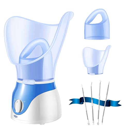 Facial Steamer, Fenitrany Sicy 2022 New Nano Ionic Face Facial Steamer Warm M...