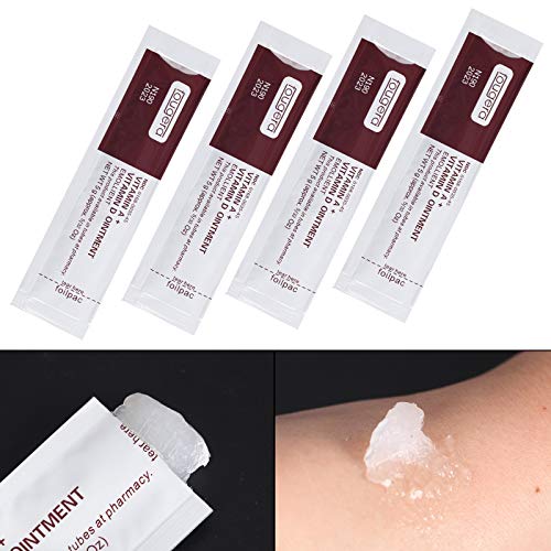 Tattoo Scar Repair Gel, 100Pcs Microblading Aftercare Ointment Vitamin A&D An...