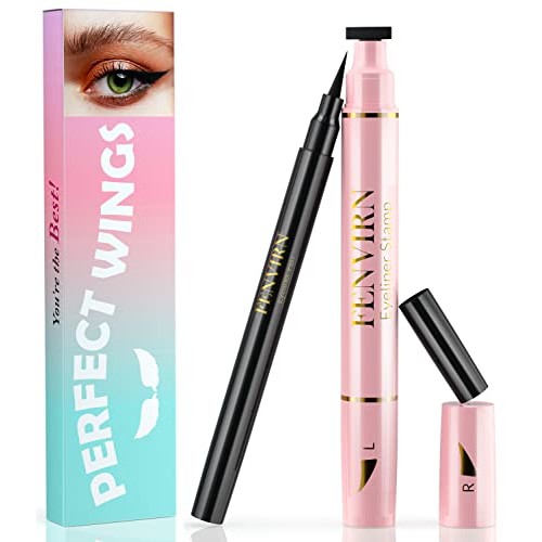 FENVIRN Eyeliner Stamp - 2 Count Winged Eyeliner Stamp, Cat Eye Stamp Eyeline...