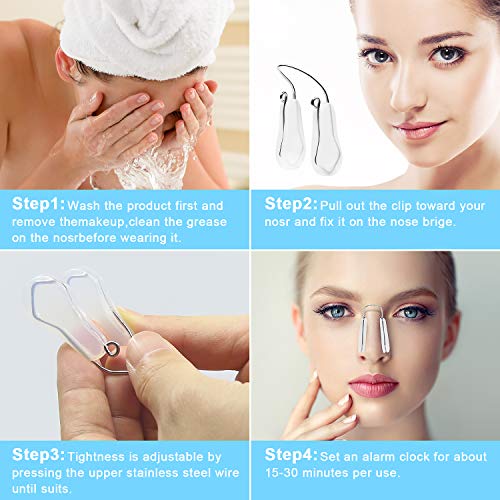 FERNIDA Silicone Nose Shaper Lifter Nose UpLifting ​Magic Clip Nose Bridge St...