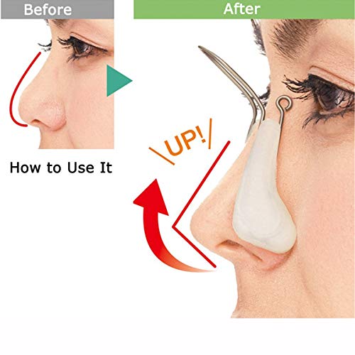 Nose Shaper Clip, Pain-Free Nose Bridge Straightener Corrector, Soft Silicone...