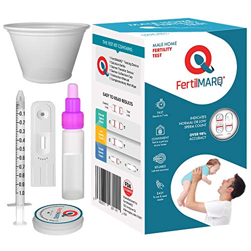 FertilMARQ Fertility Home Test Kit for Men | Indicates Normal or Low Sperm Co...