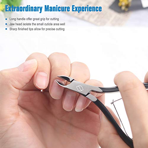 FERYES Cuticle Clipper Professional Manicure and Pedicure Cuticle Remover Too...