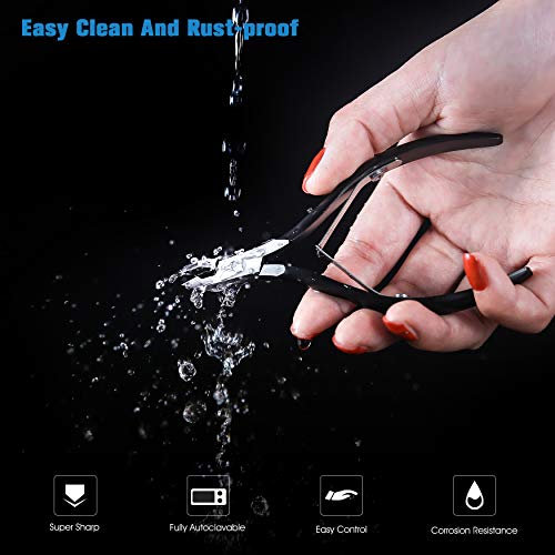 FERYES Cuticle Clipper Professional Manicure and Pedicure Cuticle Remover Too...
