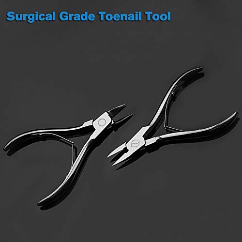 FERYES Toenail Clippers Straight Blade for Thick Toenails, Nail Clippers for ...