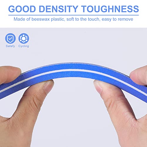 18 Pack Professional Nail File 100 180 Grit Double Sided Black Washable Nail ...