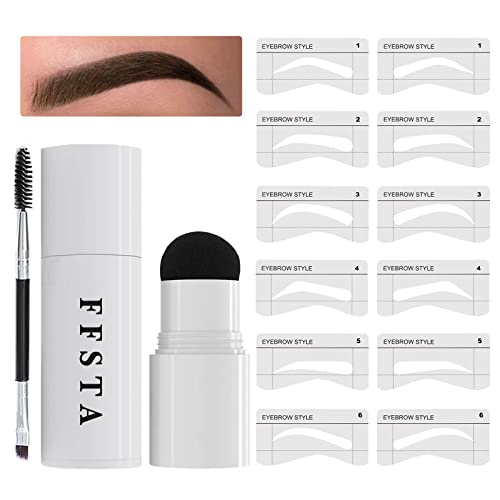Eyebrow Stamp Stencil Kit Eyebrow Stamping Kit Perfect Brows Stamp Kit Brow S...