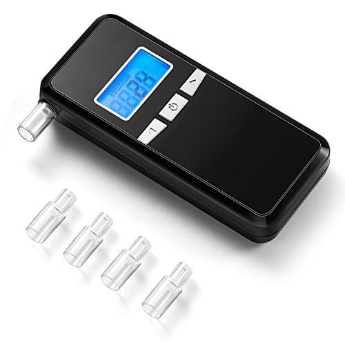 FFtopu Breathalyzer, Accurate Portable Digital Breath Alcohol Tester with Blu...