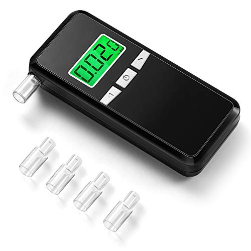 FFtopu Breathalyzer, Portable Breathalyzer Alcohol Tester with Digital Breath...
