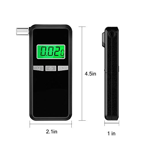 FFtopu Breathalyzer, Portable Breathalyzer Alcohol Tester with Digital Breath...
