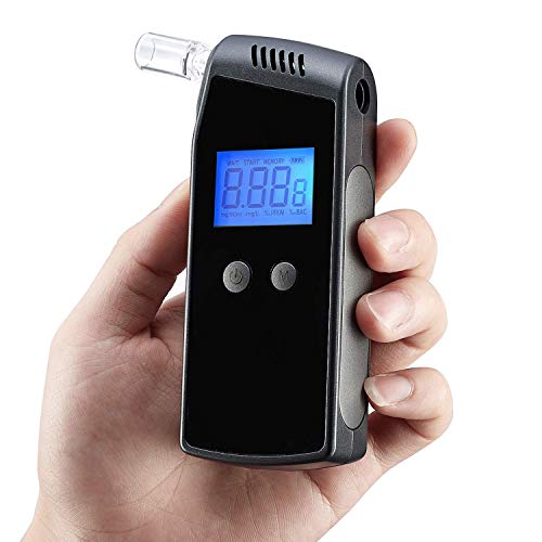 FFtopu Breathalyzer, Professional Accurate Portable Alcohol Tester with USB R...