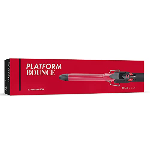 FHI Platform Ceramic Curling Iron Black and Red 3/4"