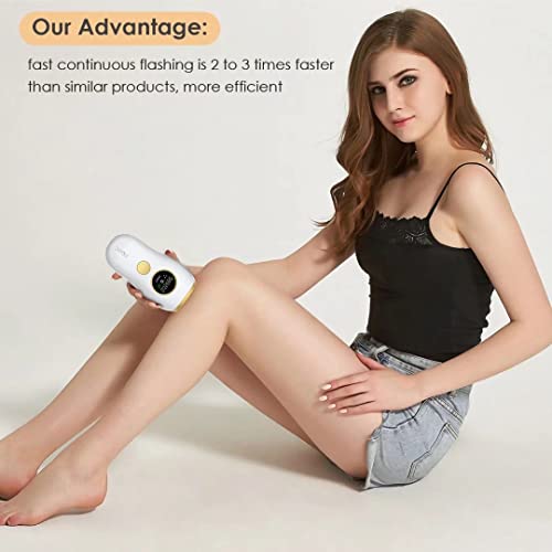 IPL Hair Removal, FIDAC Laser Hair Removal Device for Women & Men with 999,99...