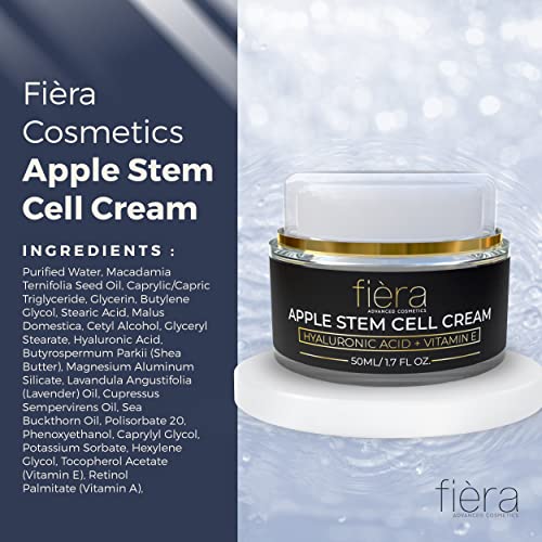Fièra Cosmetics Apple Stem Cell Cream - Face Cream for Day and Night Skin Care