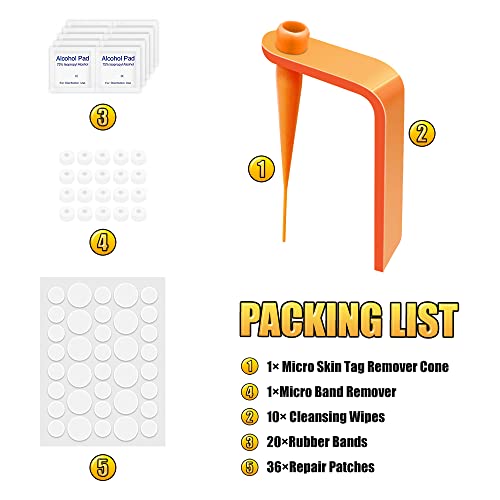 Skin Tag Remover, Micro Skin Tag Removal Kit for Face, Neck, Finger and Body,...