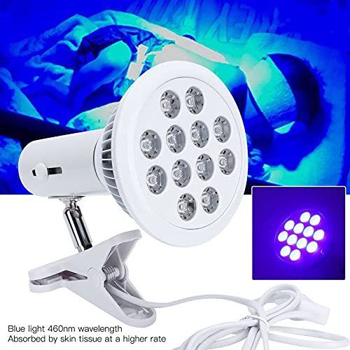 24W Blue Light Therapy Lamp, Baby Jaundice Treat Ment Sore Spot Fade, Adjusta...