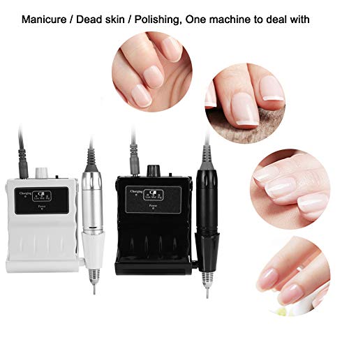 30000RPM Nail Drill Machine Rechargeable Portable Electric E File Acrylic Gel...