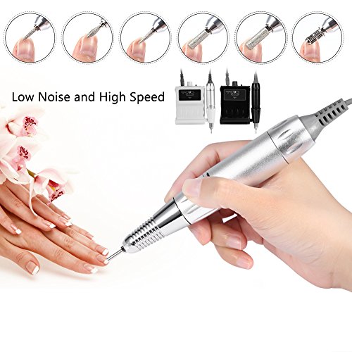30000RPM Nail Drill Machine Rechargeable Portable Electric E File Acrylic Gel...