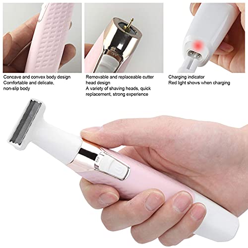 Electric Shaver, Women Facial Epilator, 5 in 1 Painless USB Rechargeable Shav...