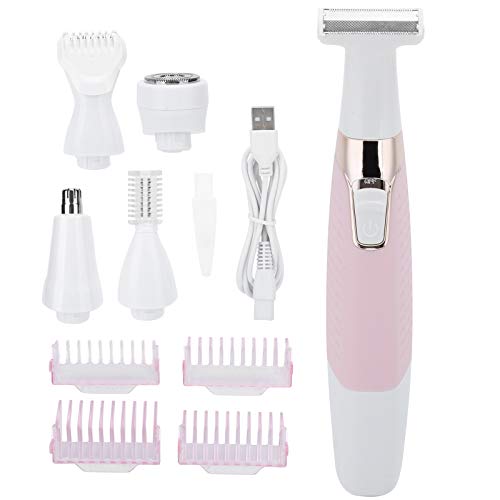 Electric Shaver, Women Facial Epilator, 5 in 1 Painless USB Rechargeable Shav...