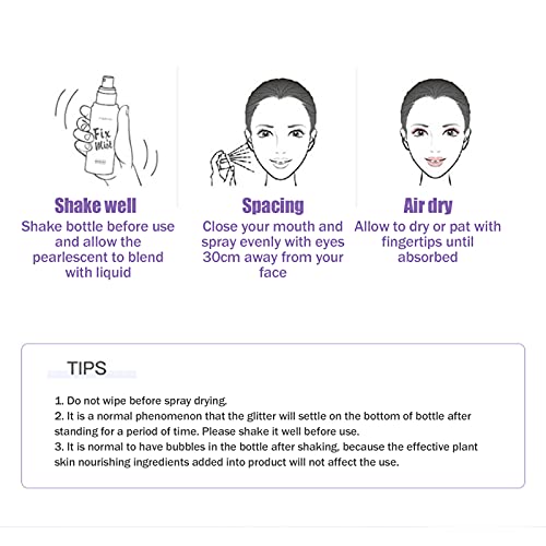 Makeup Setting Spray, Long Lasting Waterproof Sweatproof Foundation Fixer Pri...