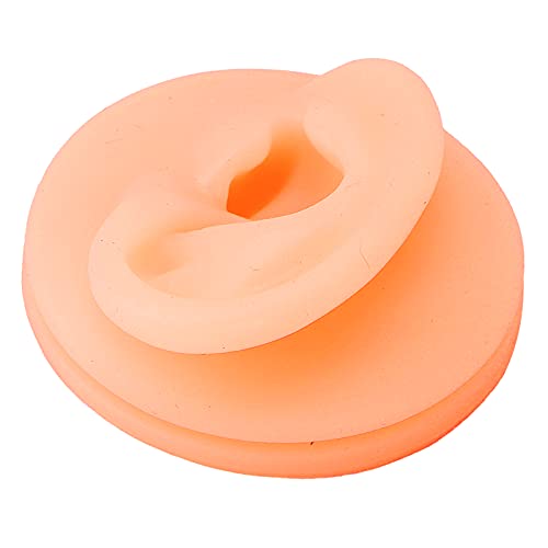 Silicone Ear Model, Acupuncture Practice Model Reusable Simulation Ear Displa...