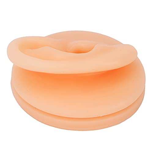 Silicone Ear Model, Acupuncture Practice Model Reusable Simulation Ear Displa...