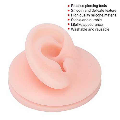 Silicone Ear Model Soft - Flexible Professional Soft Silicone Ear Model Fake ...