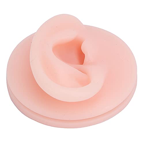Soft Silicone Ear Model, Fake Ear Display Sample Ear Acupuncture Practice Mod...