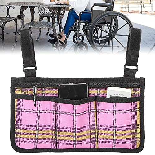Wheelchair Bag, Wheelchair Bags for The armrest and Back, Suitable for Storag...