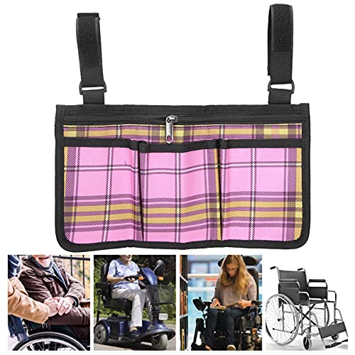 Wheelchair Bag, Wheelchair Bags for The armrest and Back, Suitable for Storag...