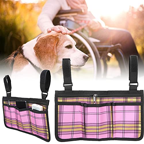 Wheelchair Bag, Wheelchair Bags for The armrest and Back, Suitable for Storag...