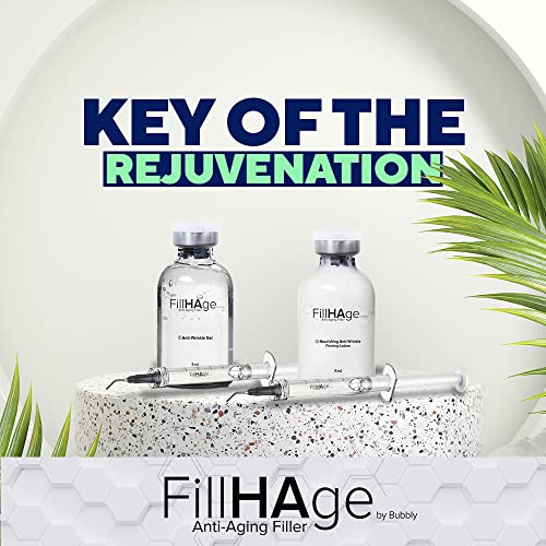 FillHage Facial Rejuvenation Treatment, Anti-Aging Filler Set, Needle-Free, H...