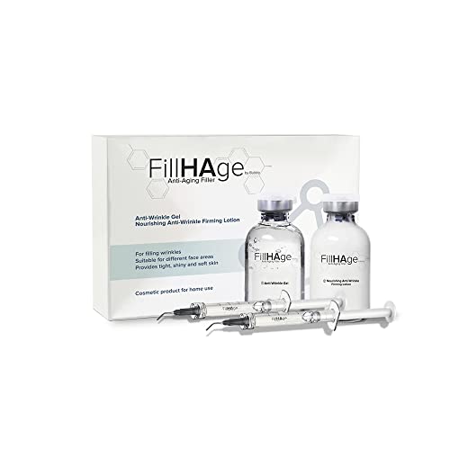 FillHage Facial Rejuvenation Treatment, Anti-Aging Filler Set, Needle-Free, H...