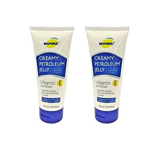 ROYAL Vitamin E Enriched Creamy Petroleum Jelly Skin Protectant Absorbs Quick...