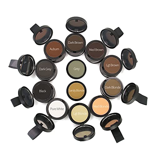 Finally Hair Dark Brown Dab-on Hair Fibers & Hair Loss Concealer, Hairline Cr...