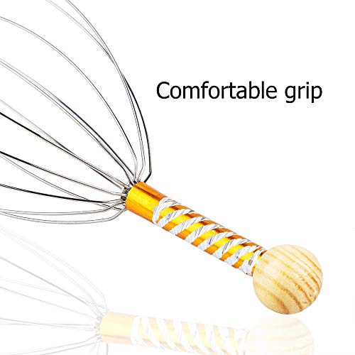 Set of 3, Hair Scalp Massagers and Shampoo Brush, findTop Handheld Head Massa...