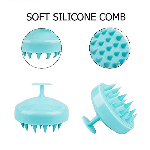 Set of 3, Hair Scalp Massagers and Shampoo Brush, findTop Handheld Head Massa...