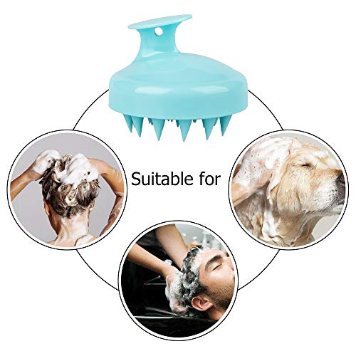 Set of 3, Hair Scalp Massagers and Shampoo Brush, findTop Handheld Head Massa...