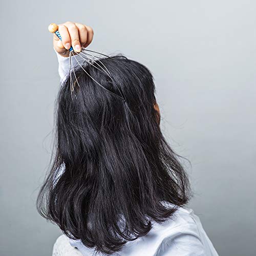 Set of 3, Hair Scalp Massagers and Shampoo Brush, findTop Handheld Head Massa...