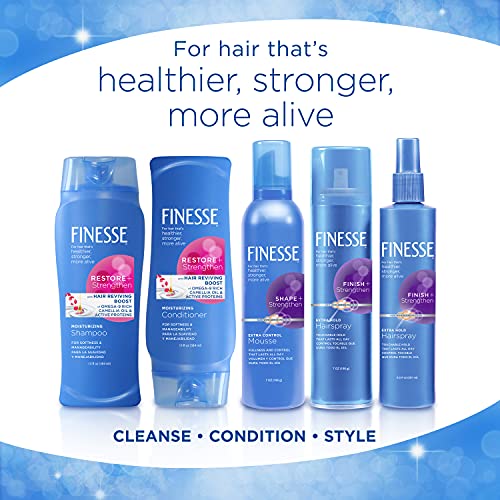Finesse Restore + Strengthen Moisturizing 2in1 Shampoo + Conditioner, 13 oz (...