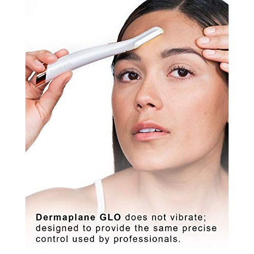 Finishing Touch Flawless Dermaplane Glo Lighted Facial Exfoliator - Non-Vibra...