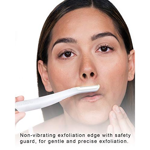 Finishing Touch Flawless Dermaplane Glo Lighted Facial Exfoliator - Non-Vibra...